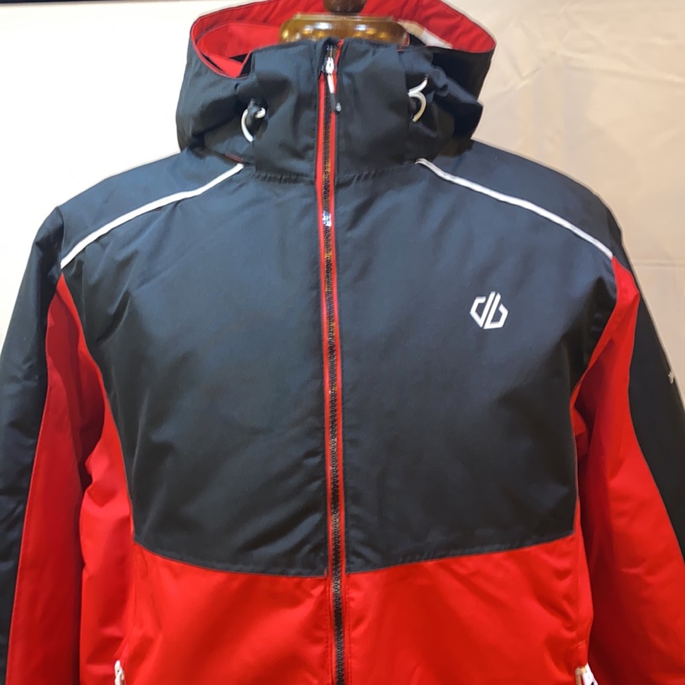 Dare 2B Men’s Red Black Blue Hooded Ski Snowboard Jacket Full Zip Outdoor Coat - Picture 9 of 12